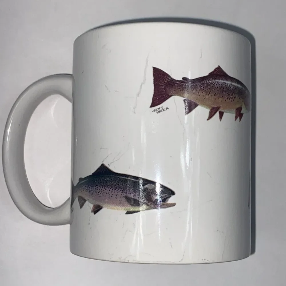 Vintage Angelr’s Expressions Outdoor Git St Coffee Cup Fishs